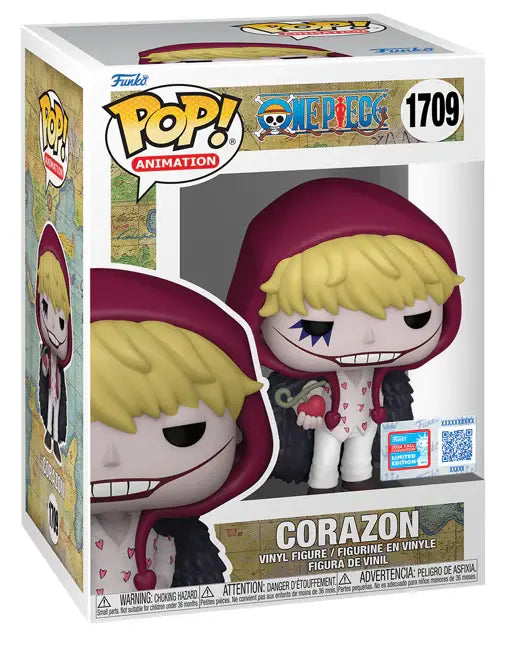 Funko POP! Animation: One Piece - Corazon (2024 Fall Convention)(Signed/Ray Chase/JSA)(Damaged Box) #1709