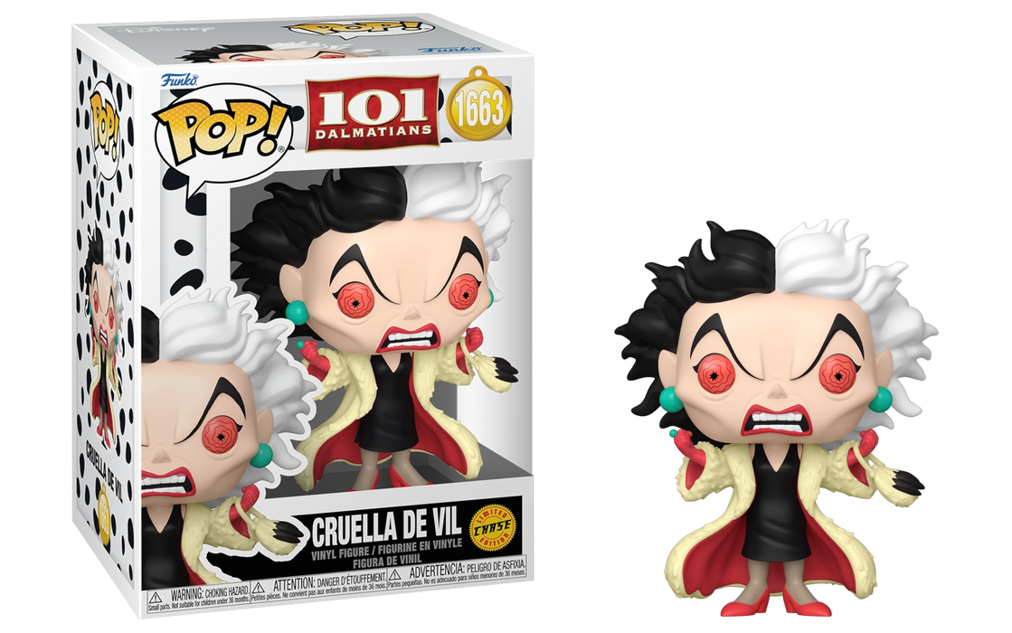 Funko POP! Disney: 101 Dalmations - Cruella De Vil (CHASE) #1663