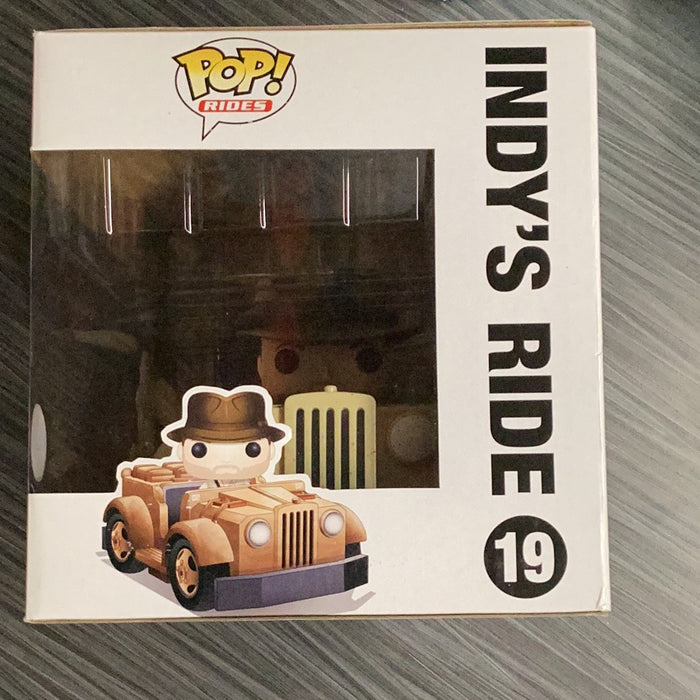 Funko POP! Rides: Indiana Jones - Indy's Ride (2016 NYCC)(Damaged Box) #19