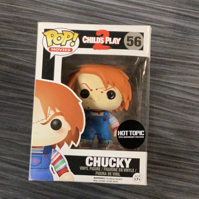 Funko POP! Movies: Childs Play 2 - Chucky [Bloody] (Hot Topic)(Damaged Box*) #56