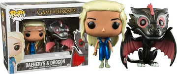 Funko POP! Game of Thrones: Daenerys & Drogon (Damaged Box)[2-Pack]