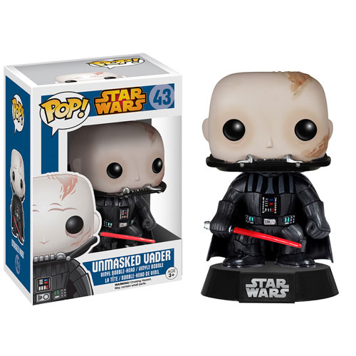 Funko POP! Star Wars: Unmasked Vader (Damaged Box) #43