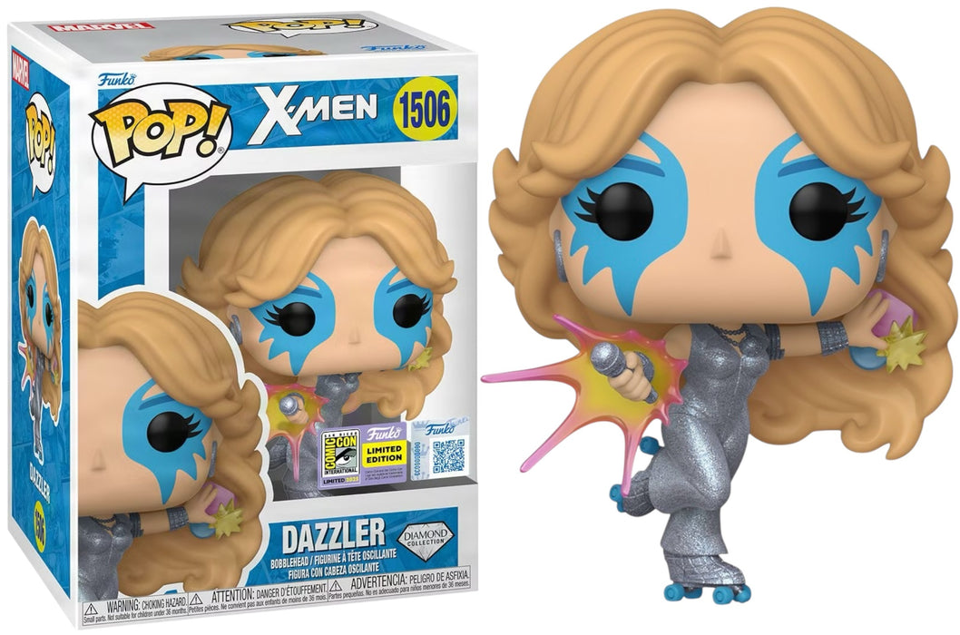 Funko POP! Marvel: X-Men - Dazzler (Diamond)(2025 SDCC)(Damaged Box) [A] #1506