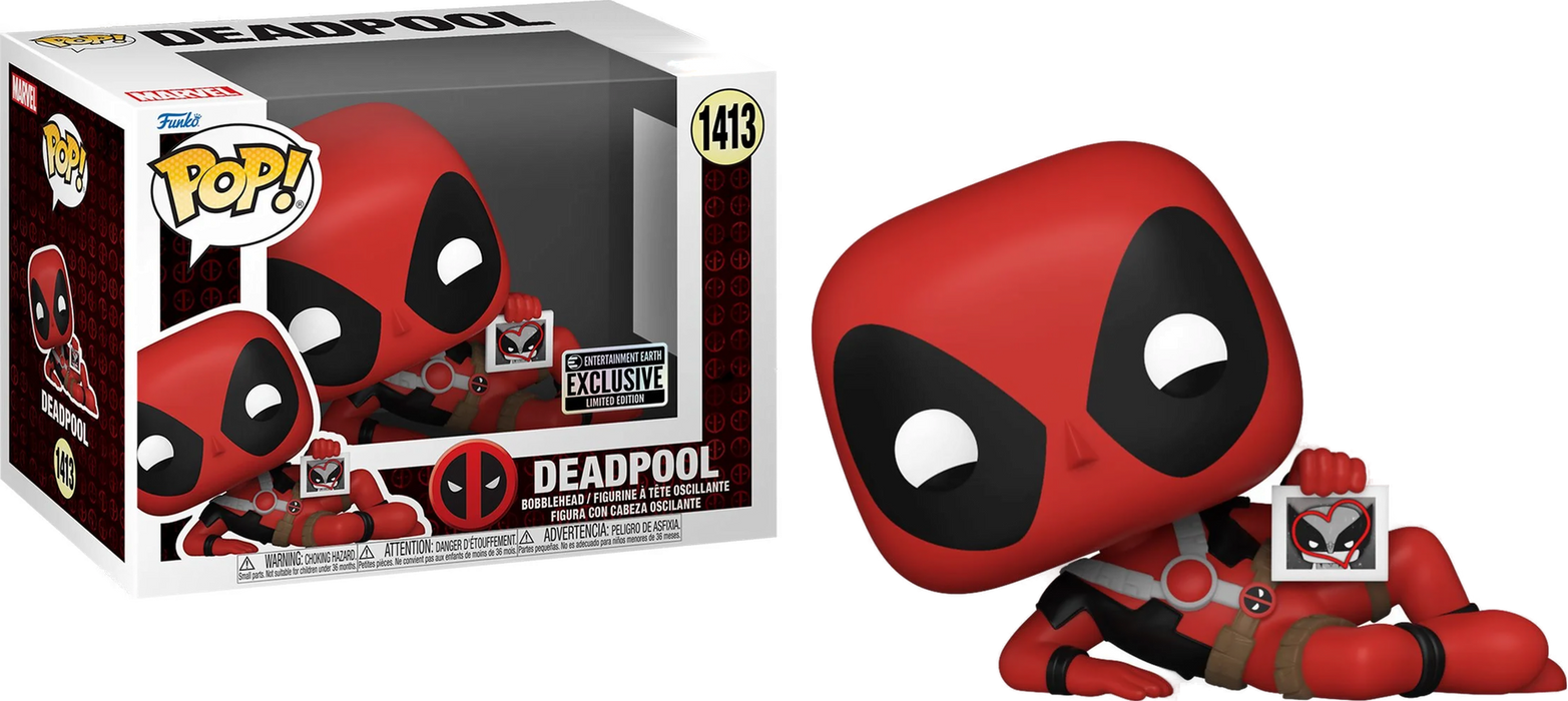 Funko POP! Marvel: Deadpool [Hearts Wolverine] (Entertainment Earth) #1413