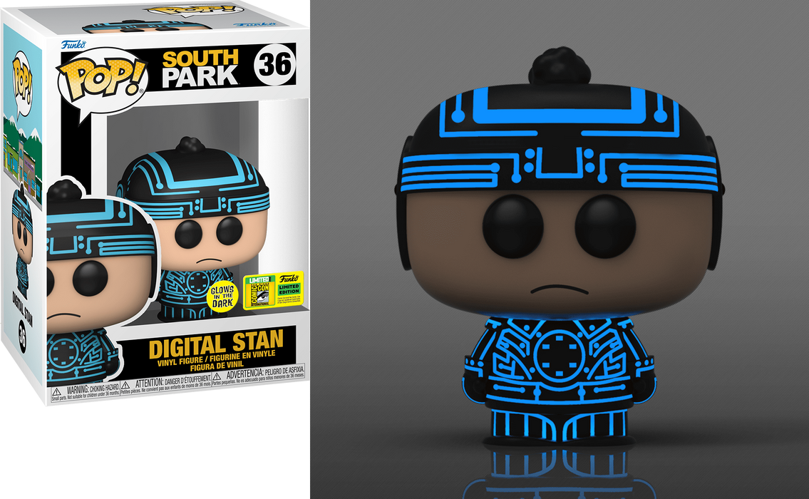 Funko POP! South Park: Digital Stan (GiTD)(2022 SDCC)(Damaged Box) #36