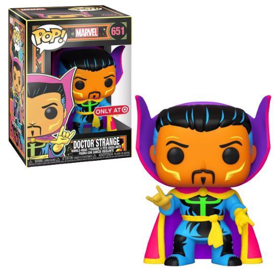 Funko POP! Marvel: Doctor Strange [Black Light] (Target) #651