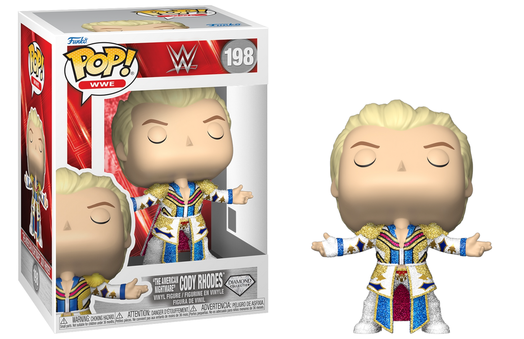 Funko POP! WWE: "The American Nightmare" Cody Rhodes (Diamond) #198