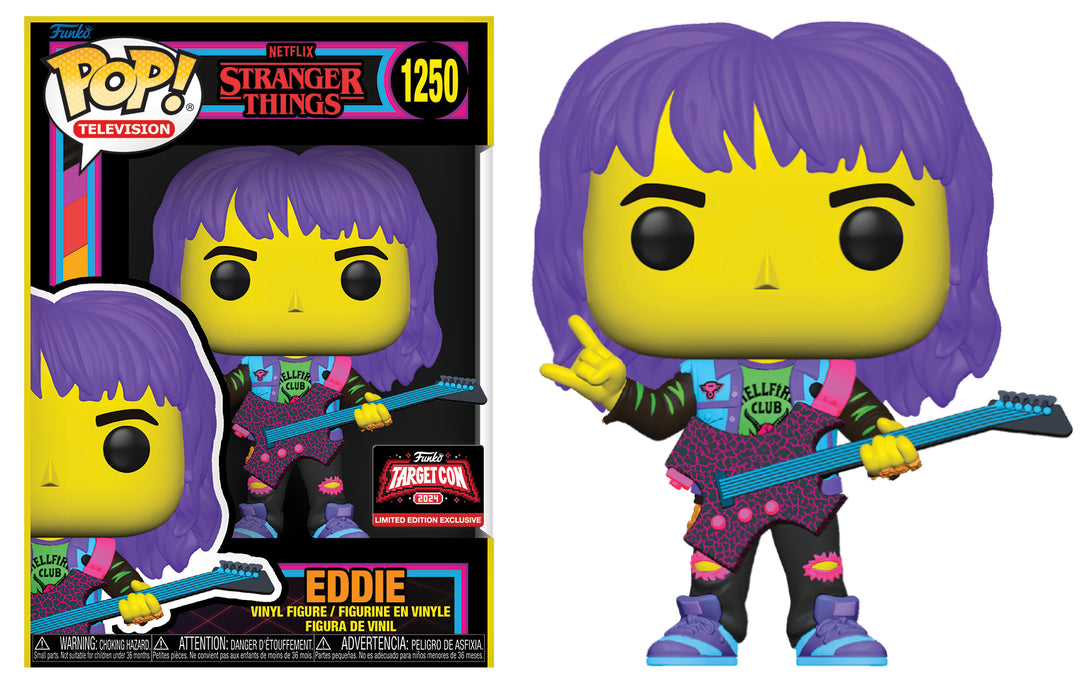 Funko POP! Television: Stranger Things - Eddie (2024 TargetCon)(Damaged Box) #1250