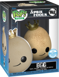 Funko POP! Digital: April Fools - Egg (NFT Release)(2000 PCS)(Damaged Box) #162