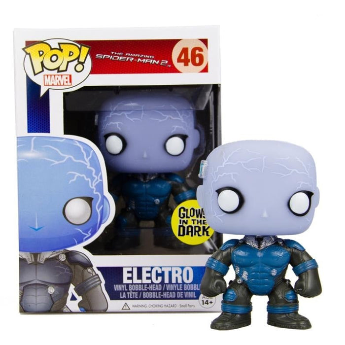 Funko POP! Marvel: The Amazing Spiderman 2 - Electro (GiTD)(Damaged Box)[B] #46