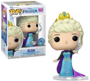 Funko POP! Disney: Frozen - Elsa (Diamond)(Pop In A Box)(Damaged Box) #1024
