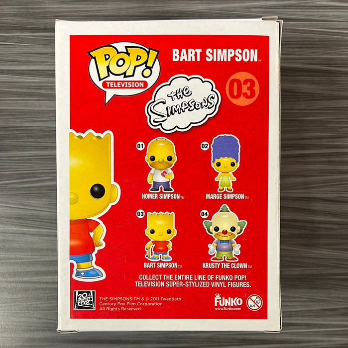 Funko POP! Television: The Simpsons - Bart Simpson (Damaged Box) #03