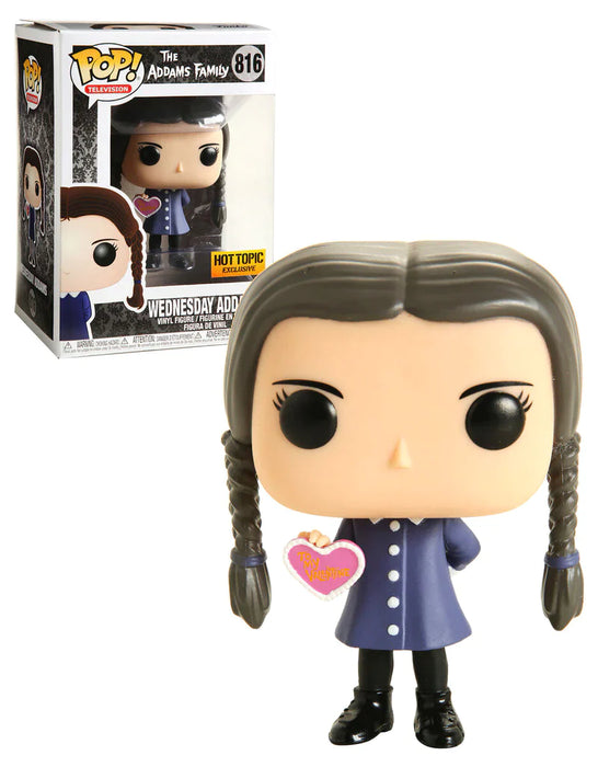 Funko POP! Television: The Addams Family - Wednesday Addams (Hot Topic)(Damaged Box) #816