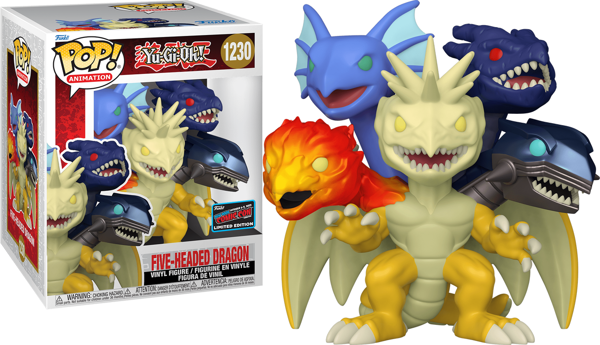 Funko POP! Animation: Yu-Gi-Oh - Five-Headed Dragon (2022 NYCC)(Damaged Box) #1230