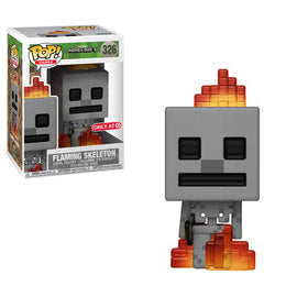 Funko POP! Games: Minecraft - Flaming Skeleton (Target)(Damaged Box) #326