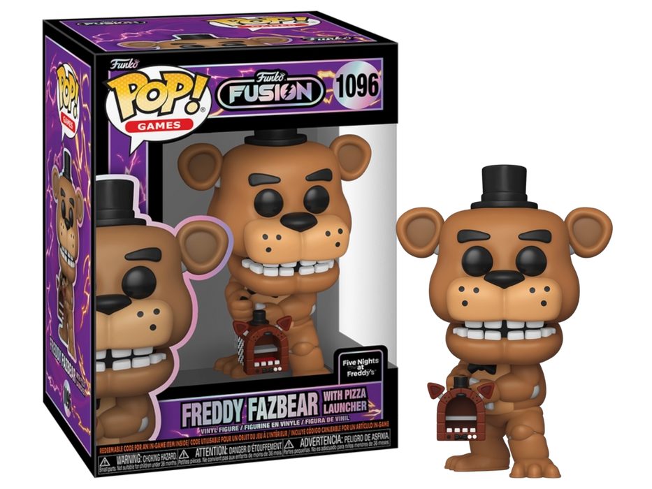 Funko POP! Games: Funko Fusion - Freddy Fazbear with Pizza Launcher #1096