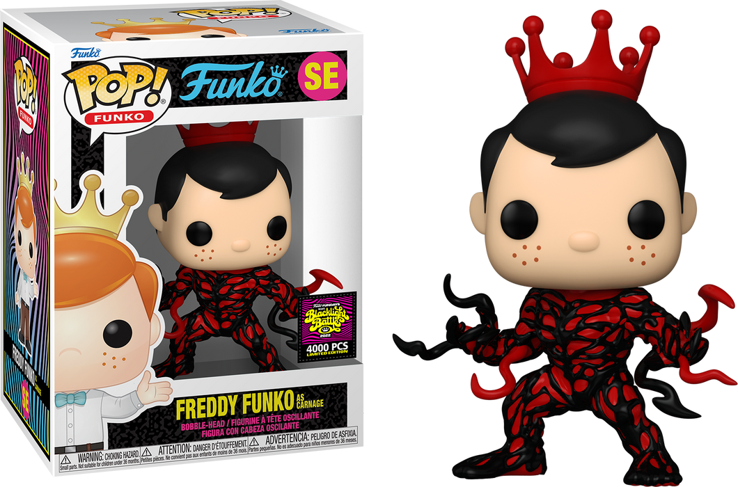 Funko POP! Funko: Freddy Funko as Carnage (Blacklight Battle)(4000 PCS)(Damaged Box)[A] #SE