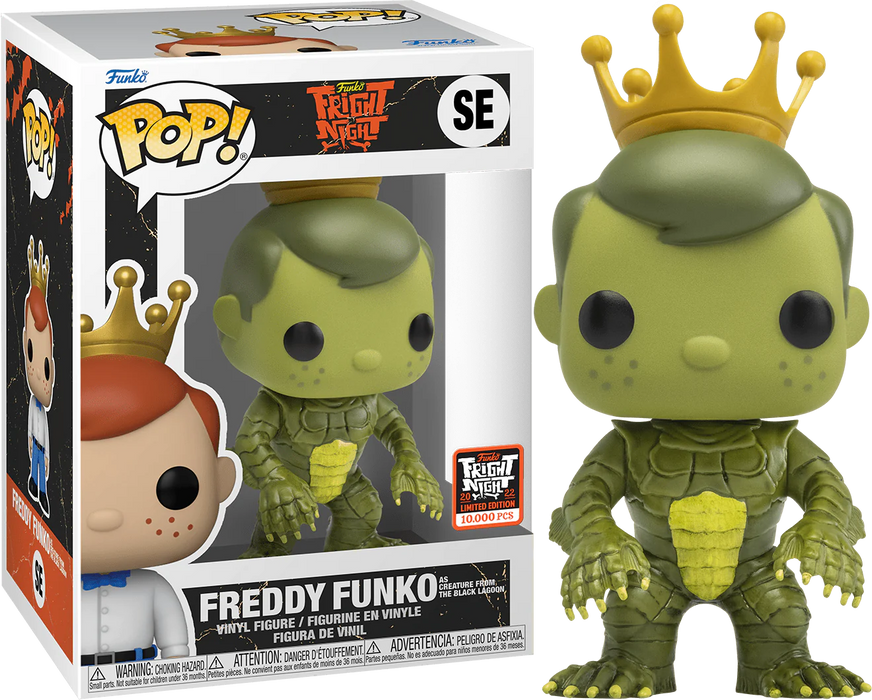 Funko POP! Fright Night: Freddy Funko As Creature From The Black Lagoon (Fright Night 2022 10,000 PCS)(Damaged Box) #SE