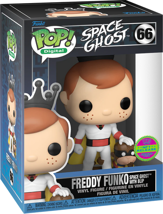 Funko POP! Digital: Space Ghost Coast To Coast - Freddy Funko As Space Ghost w/ Blip (NFT Release)(3000 PCS) #66