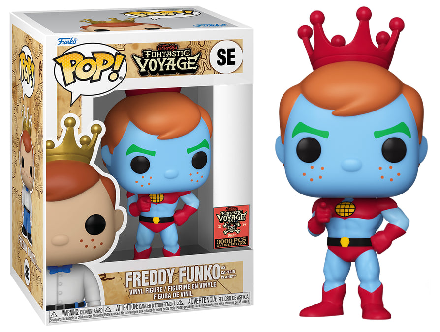 Funko POP! Funtastic Voyage: Freddy Funko as Captain Planet (Online Edition/3000 PCS)(Damaged Box) #SE