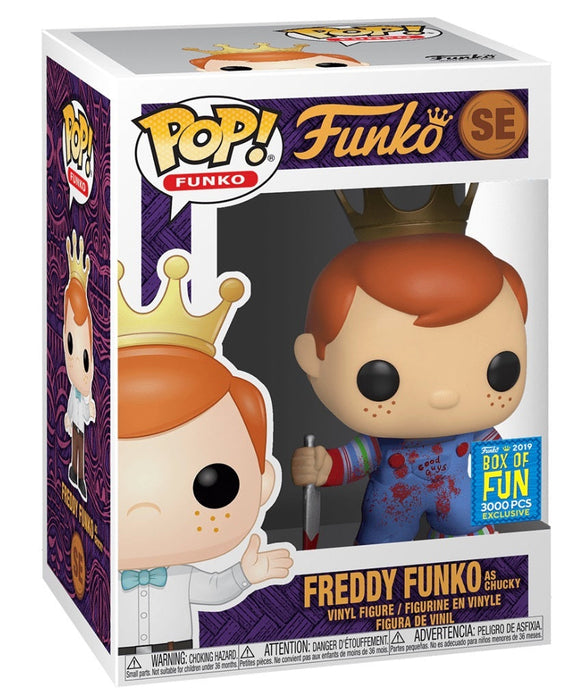 Funko POP! Freddy Funko As Chucky [Bloody](2019 Box Of Fun 3000Pcs)(Damaged Box) #SE