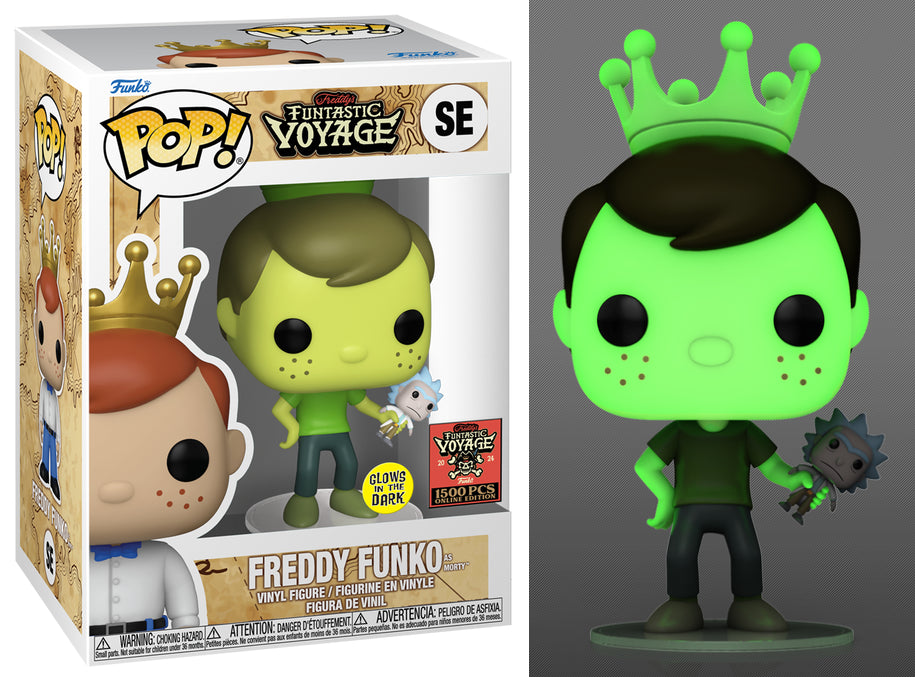 Funko POP! Funtastic Voyage: Freddy Funko as Toxic Morty (GiTD)(Online Edition/1500 PCS) #SE