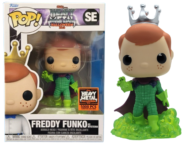 Funko POP! Heavy Metal Halloween 2023: Freddy Funko as Mysterio (Heavy Metal Halloween 2023)(5000 PCS)(Damaged Box) #SE