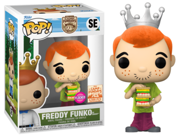 Funko POP! Camp Fundays: Freddy Funko As Shaggy (Flocked)(2023 Camp Fundays)(4,500 PCS)(Damaged Box) #SE