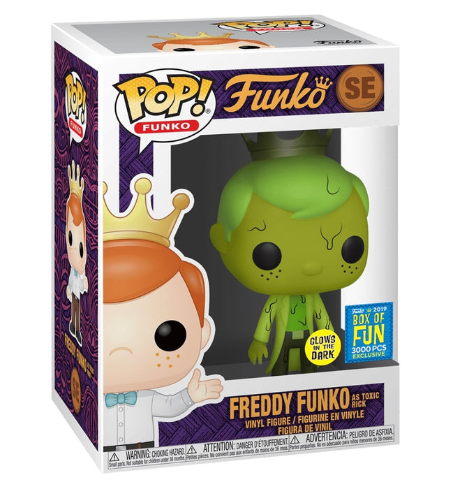 Funko POP! Freddy Funko [As Toxic Rick] (GiTD)(2019 Box of Fun)(3000 PCS)(Damaged Box) [A] #SE
