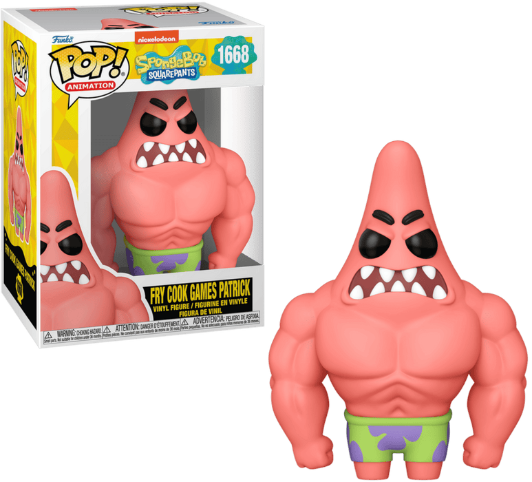 Funko POP! Animation: Spongebob Squarepants - Fry Cook Games Patrick #1668