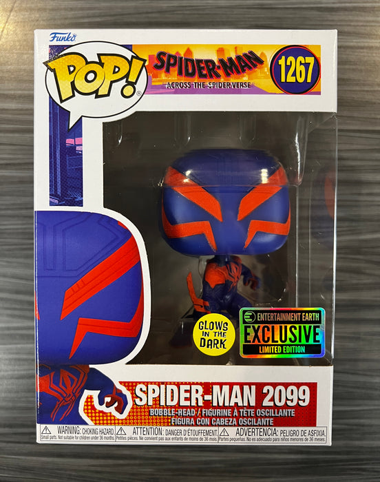 Funko POP! Spider-Man Across The Spider-Verse - Spider-Man 2099 (GiTD)(Entertainment Earth) #1267