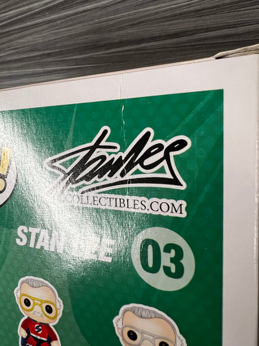 Funko POP! Stan Lee Collectibles: Stan Lee [Superhero] (2015 NYCC/1500 PCS)(Signed/Stan Lee/Stan lee Collectibles Cert) #03