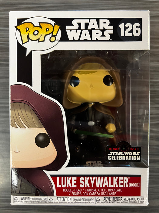 Funko POP! Star Wars: Luke Skywalker (Hood)(2017 Orlando Star Wars Celebration) #126