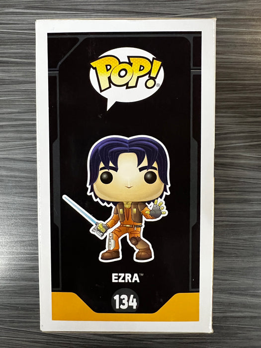 Funko POP! Star Wars Rebels: Ezra (Signed/Eman Esfandi/JSA/)(Damaged Box) #134