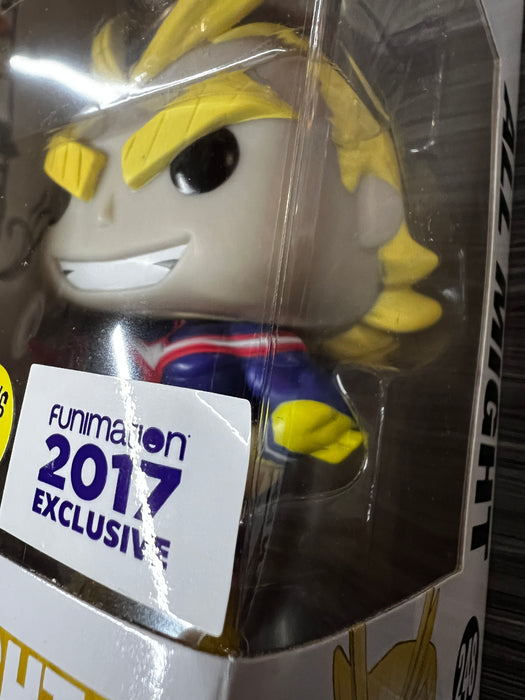 Funko POP! Animation: My Hero Academia - All Might (GiTD)(2017 Funimation)(Damaged Box) [A] #248