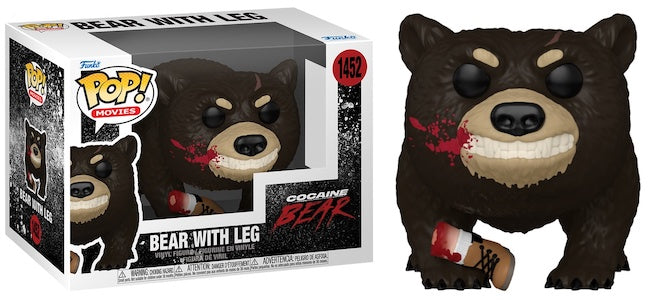 Funko POP! Movies: Cocaine Bear - Bear w/ Leg #1452