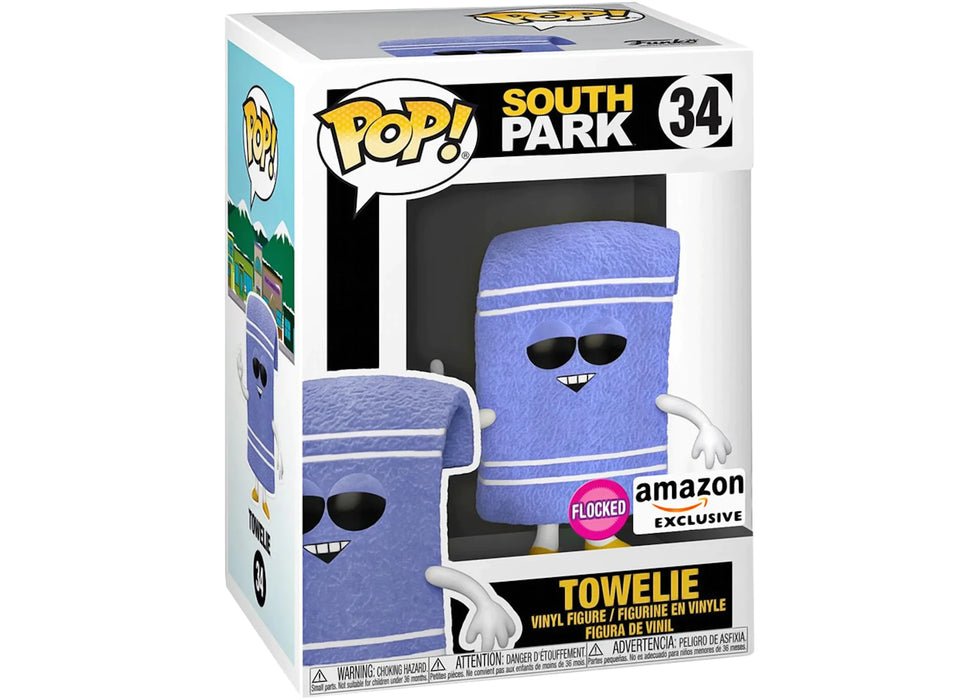 Funko POP! South Park: Towelie (Flocked)(Amazon)(Damaged Box) #34