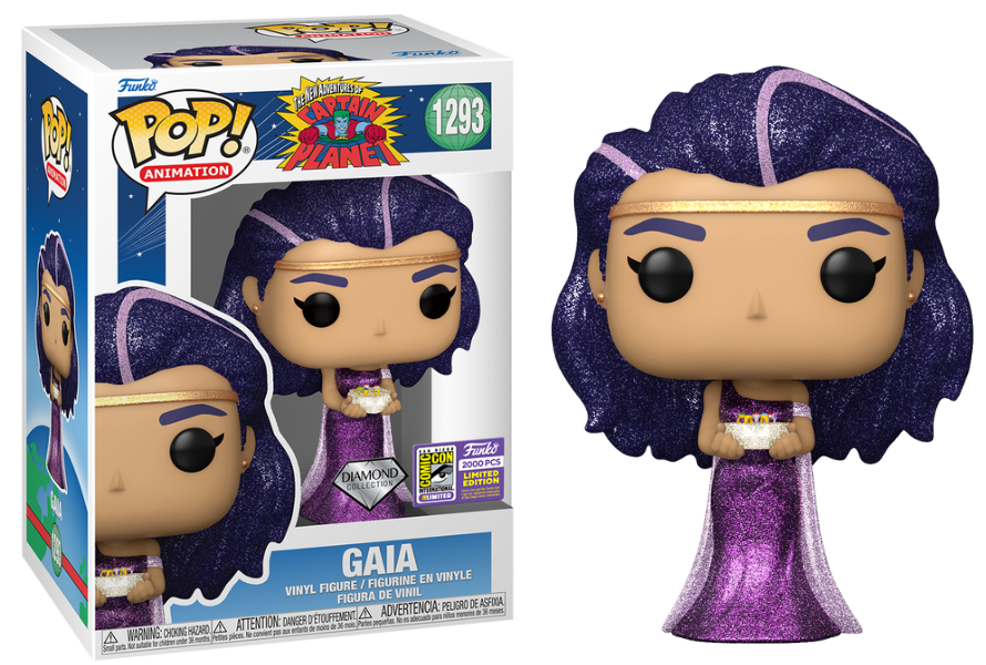 Funko POP! Animation: Captain Planet - Gaia (2023 SDCC 2000 PCS)(Diamond) #1293