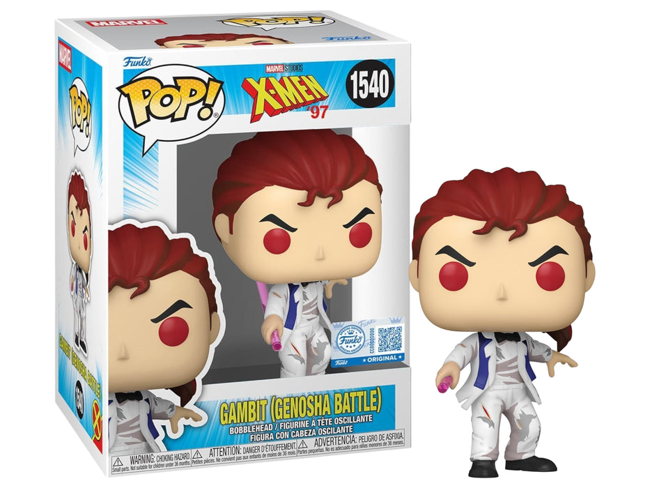 Funko POP! Marvel: X-Men 97' - Gambit [Genosha Battle] (Entertainment Earth/Funko Sticker) #1540