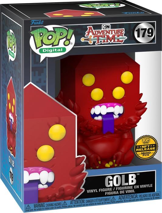 Funko POP! Digital: Adventure Time - Golb (NFT Release 1600 PCS)(Damaged Box) #177