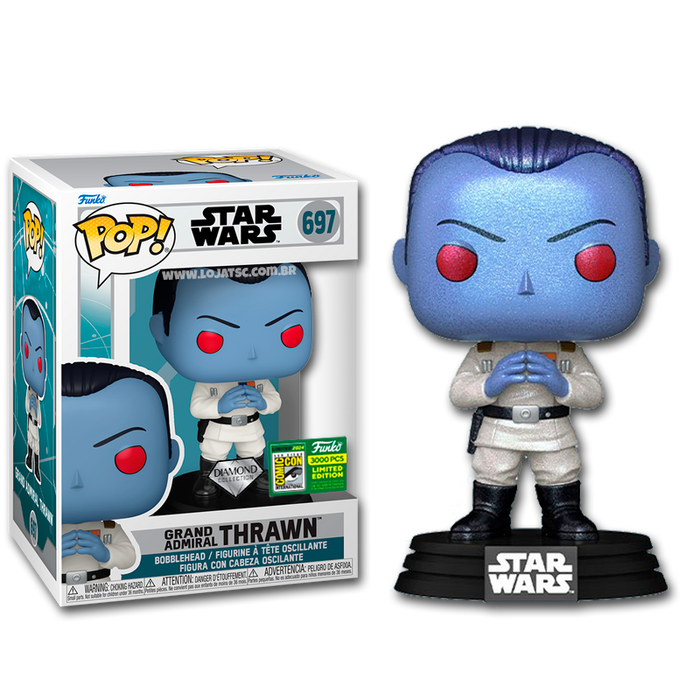 Funko POP! Star Wars: Grand Admiral Thrawn (Diamond)(2024 SDCC 3000 PCS) #697