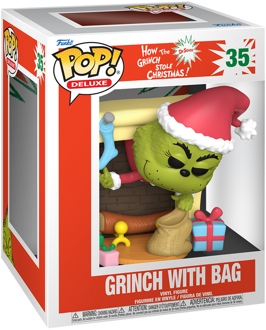 Funko POP! Deluxe: How The Grinch Stole Christmas - Grinch with Bag #35