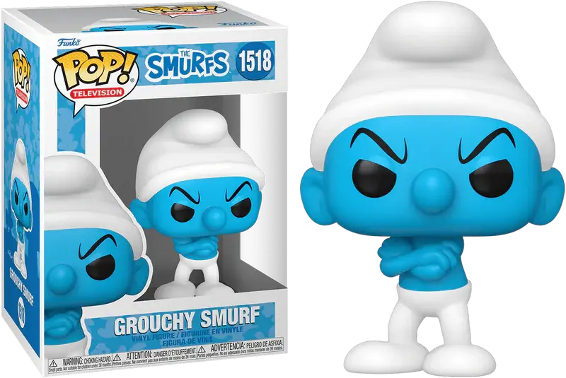 Funko POP! Television: The Smurfs - Grouchy Smurf #1518