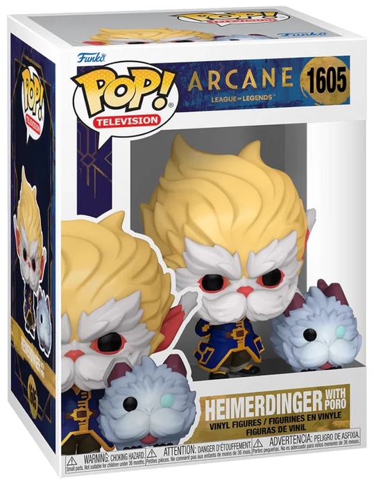 Funko POP! Television: Arcane - Heimerdinger with Poro #1605