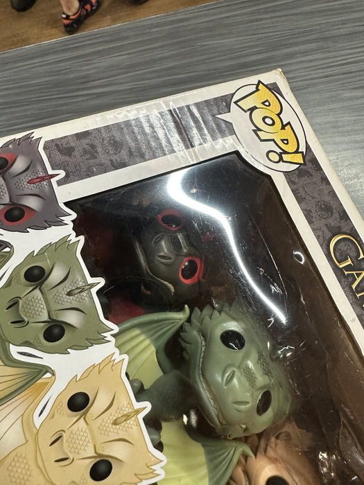 Funko POP! Game of Thrones: Drogon, Rhaegal & Viserion (Damaged Box) [3-Pack]