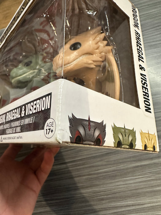 Funko POP! Game of Thrones: Drogon, Rhaegal & Viserion (Damaged Box) [3-Pack]