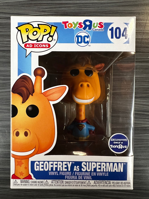 Funko POP! AD Icons: Toys R Us DC - Geoffrey As Superman (Toys R Us) #104