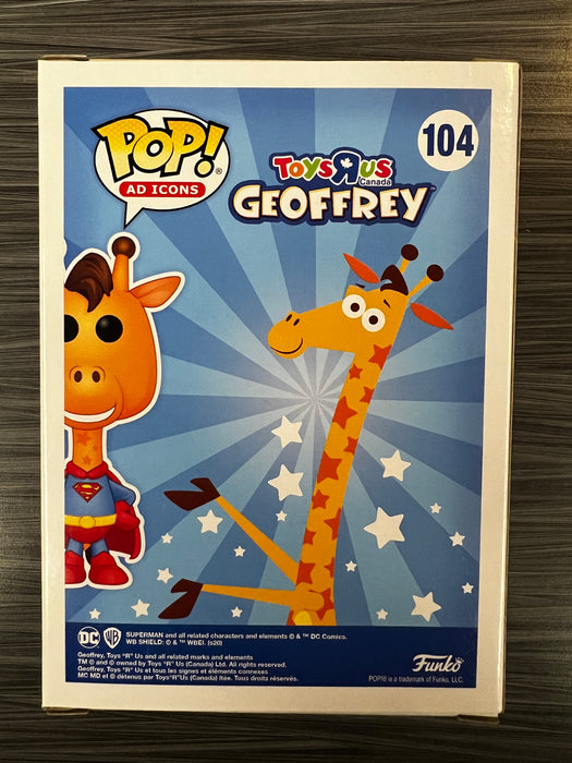 Funko POP! AD Icons: Toys R Us DC - Geoffrey As Superman (Toys R Us) #104