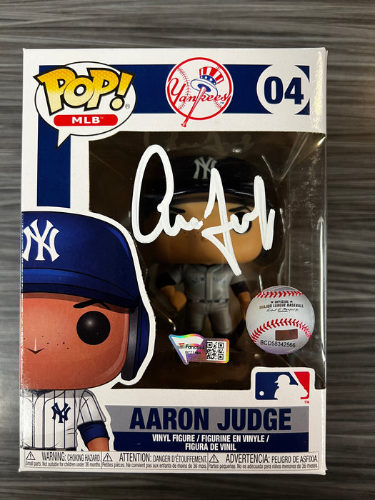 Funko POP! MLB: Aaron Judge [Road Jersey](Signed/Aaron Judge/Fanatics) #04