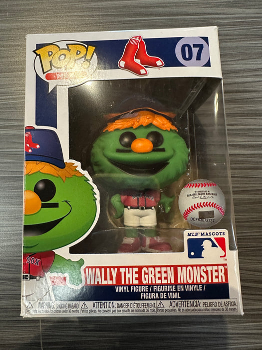 Funko POP! MLB: Wally The Green Monster [Red Jersey](Damaged Box) #07